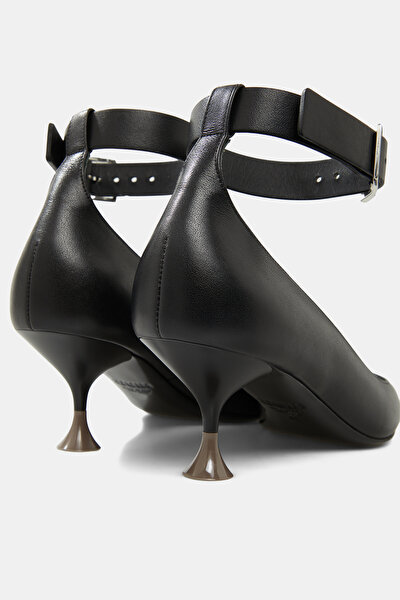 BLACK LEATHER SHOES 5
