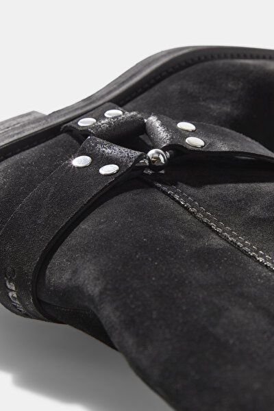 BLACK SUEDE BOOT 4