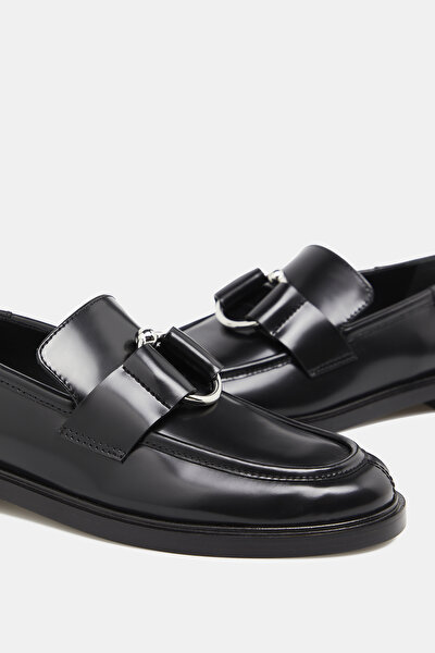 SİYAH DERİ LOAFER 4