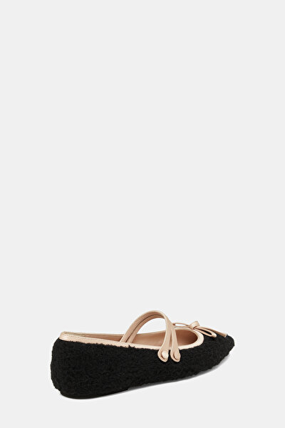 BLACK FLAT SHOES 3