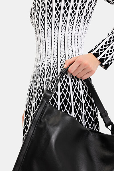 WHITE LONG SLEEVE MIDI DRESS 5