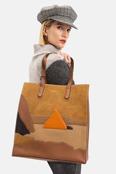 ORANGE LEATHER BAG 4