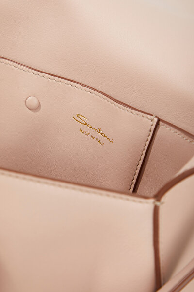 BEIGE LEATHER BAG 8