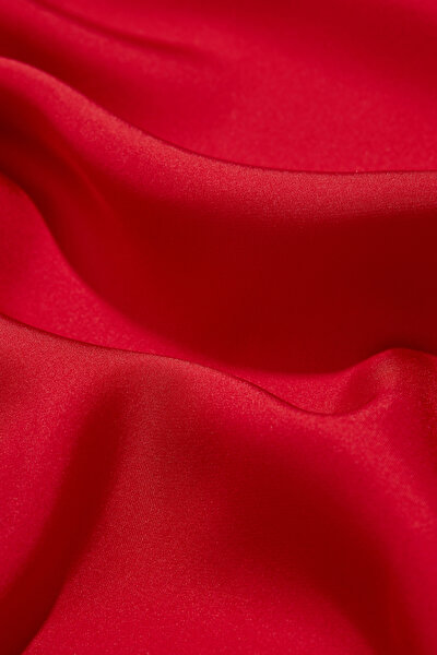 RED SHORT SLEEVE DRESS 4