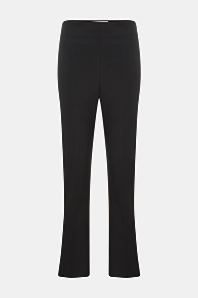 BLACK STRAIGHT CUT TROUSERS 4