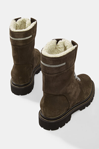 BROWN SUEDE BOOT 5