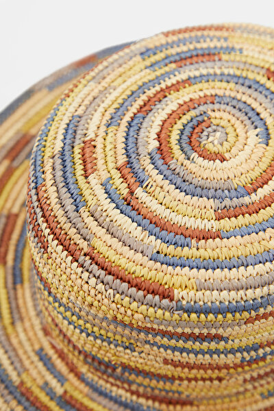 YELLOW RAFFIA HAT 3