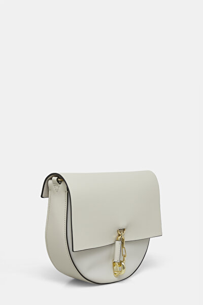 LIGHT GREY LEATHER BAG 3