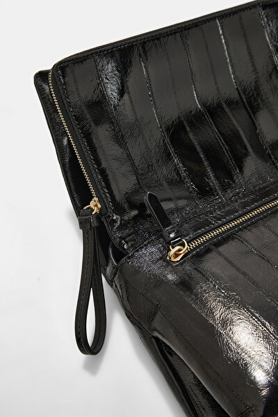 BLACK LEATHER BAG 8