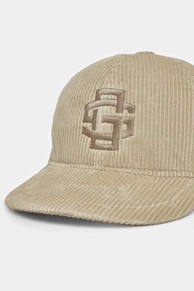 BEIGE CORDED HAT 3