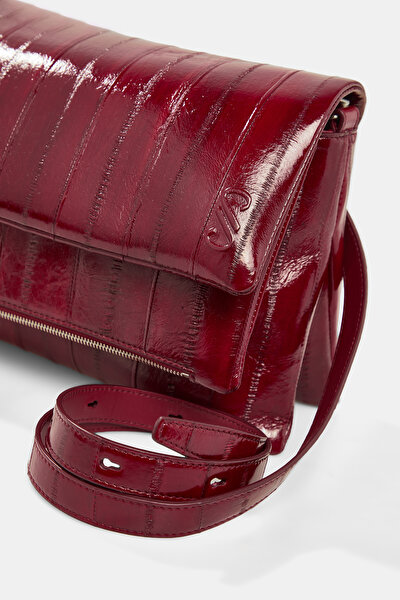 RED LEATHER BAG 5