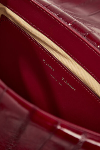 RED LEATHER BAG 9