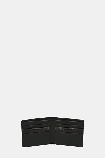 BLACK MONOGRAM WALLET 5