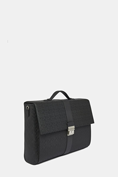 BLACK MONOGRAM BAG 3