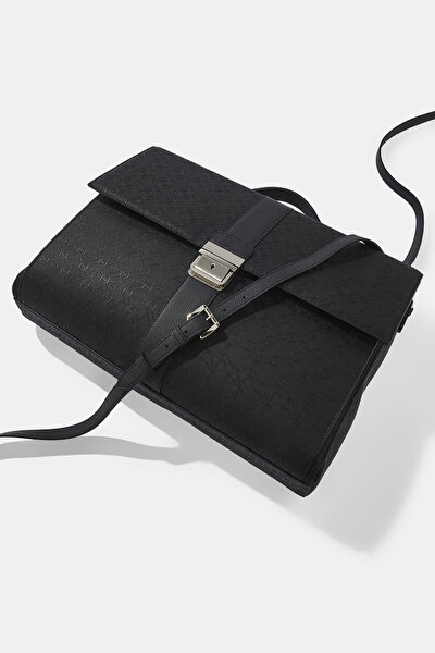 BLACK MONOGRAM BAG 5