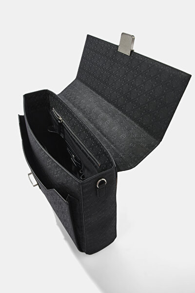 BLACK MONOGRAM BAG 8