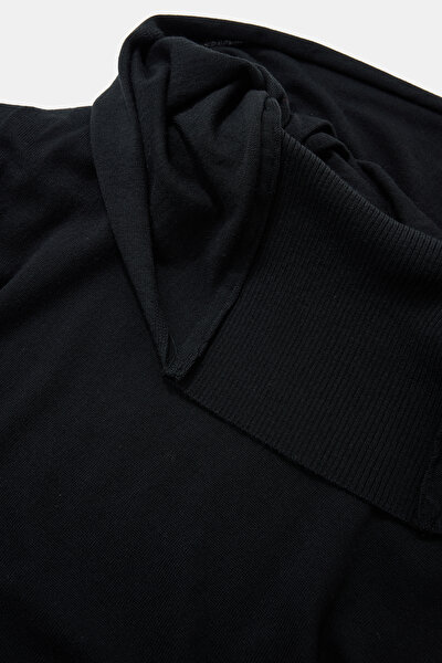 BLACK WOOL JERSEY 3