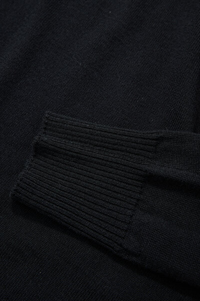 BLACK WOOL JERSEY 4