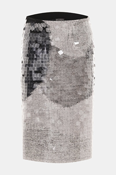 WHITE SEQUINED SKIRT 4