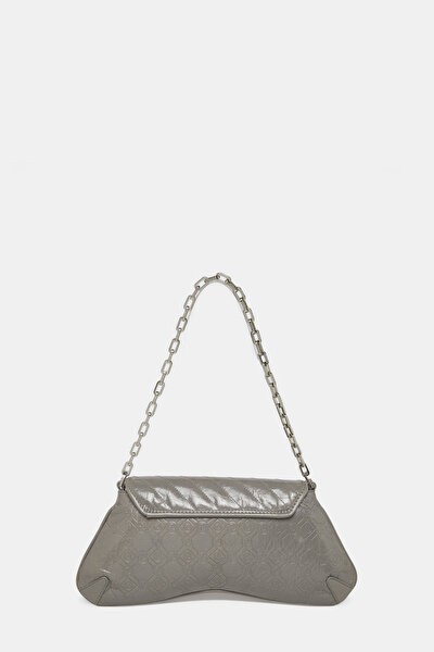 ANTHRACITE MONOGRAM LEATHER BAG 4