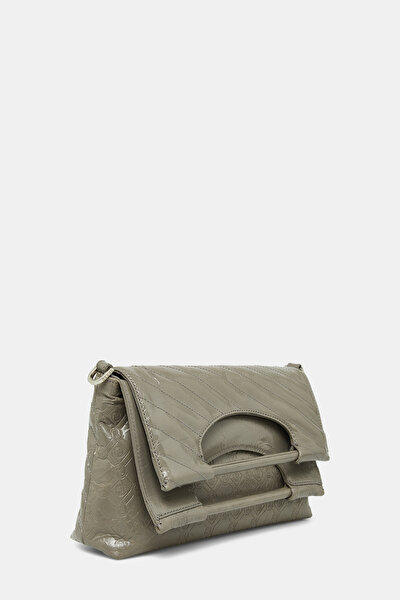 ANTHRACITE MONOGRAM LEATHER BAG 3