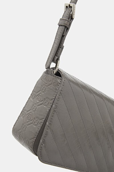 ANTHRACITE MONOGRAM LEATHER BAG 4