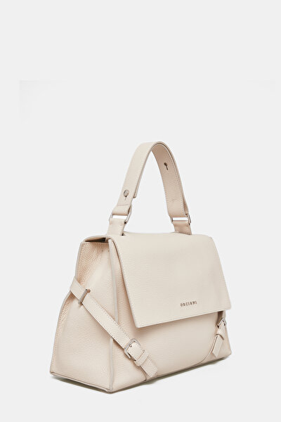 ECRU LEATHER BAG 3