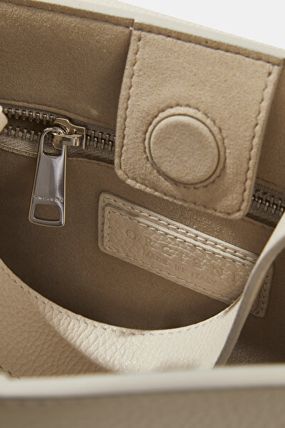 ECRU LEATHER BAG 8