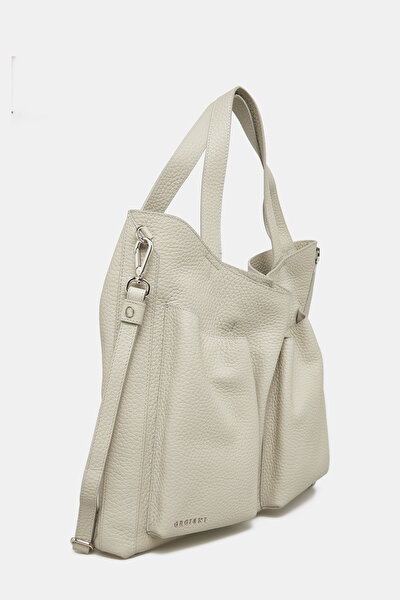 BEIGE LEATHER BAG 3
