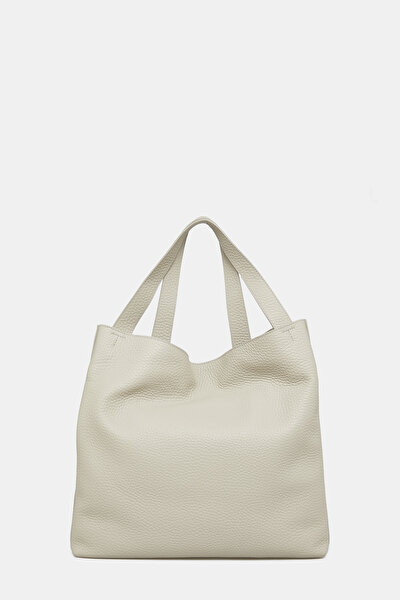 BEIGE LEATHER BAG 4