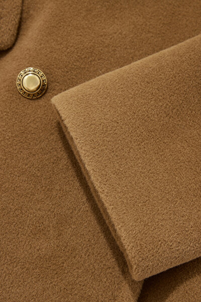 CAMEL WOOL OVERCOAT 8