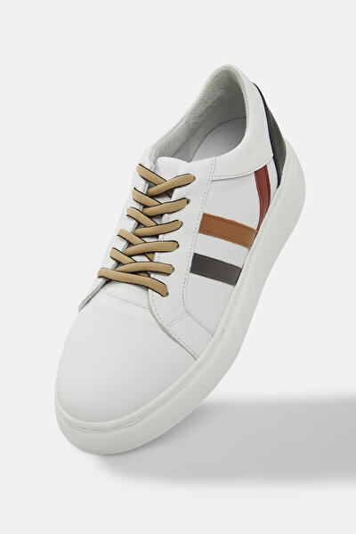 BRICK LEATHER SNEAKER 5