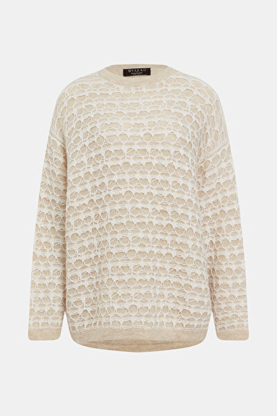 BEIGE BASIC / ROUND NECKLINE KNITWEAR 4