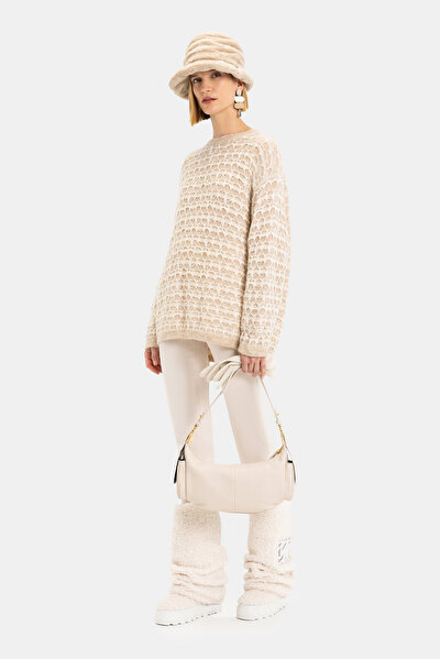 BEIGE BASIC / ROUND NECKLINE KNITWEAR 3