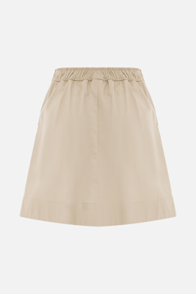 BEIGE MINI SKIRT 5