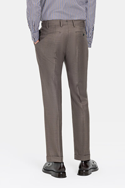 BEIGE TWILL TROUSERS 3
