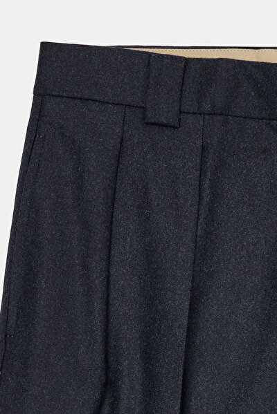 LACİVERT DÜZ FLANEL PANTOLON 9