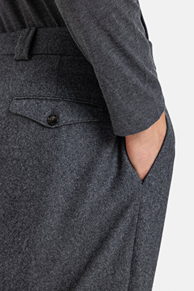 GRİ DÜZ FLANEL PANTOLON 4