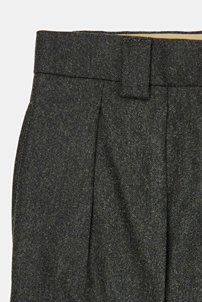 HAKİ DÜZ FLANEL PANTOLON 4
