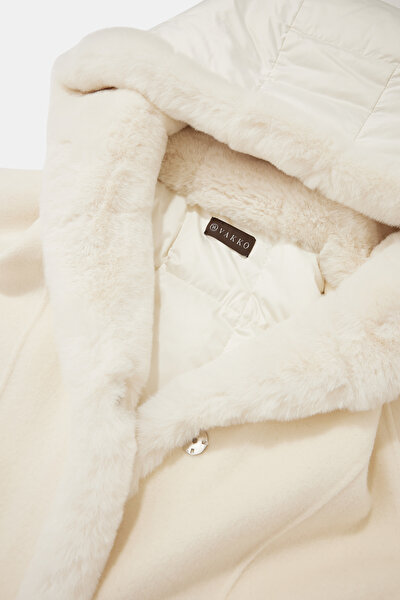 ECRU WOOL OVERCOAT 8