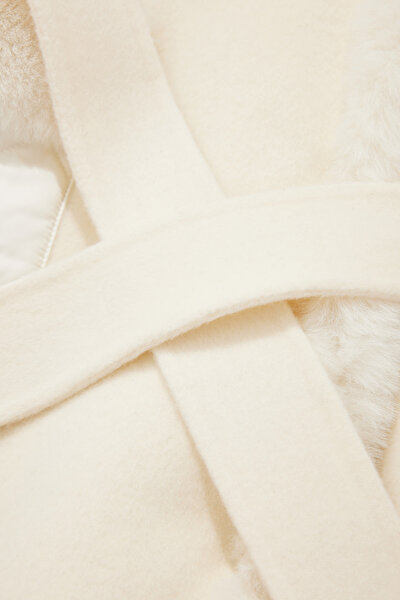 ECRU WOOL OVERCOAT 10