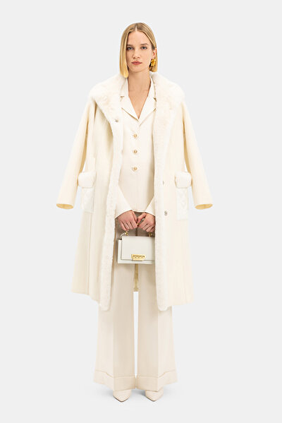 ECRU WOOL OVERCOAT 3