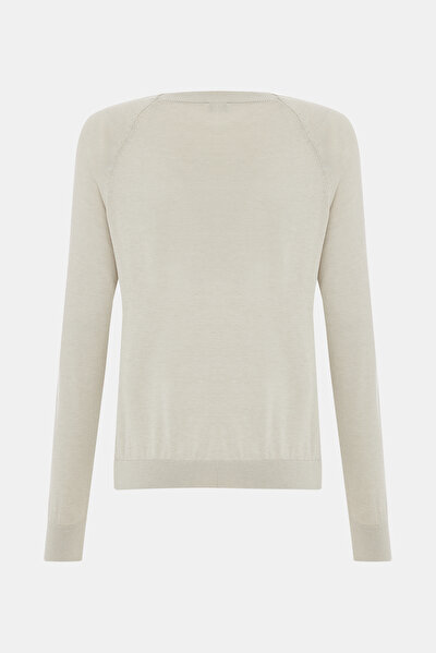 BEIGE BASIC / ROUND NECKLINE TRICOT 5