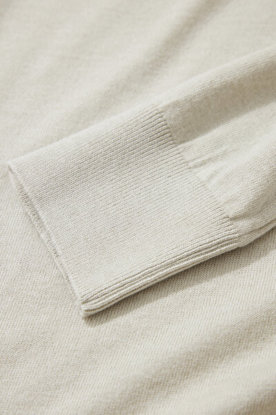 BEIGE BASIC / ROUND NECKLINE TRICOT 8