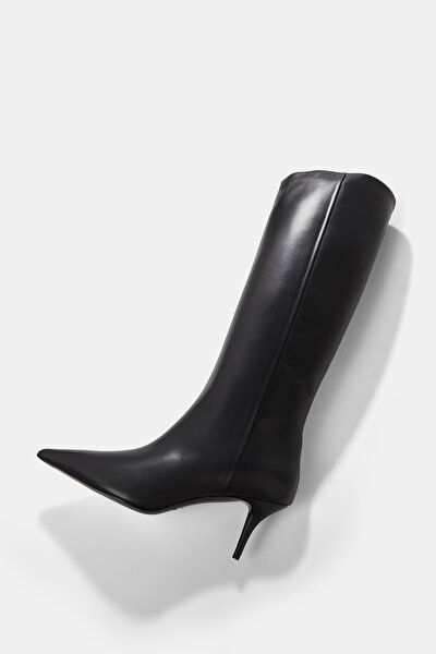 BLACK LEATHER BOOT 4
