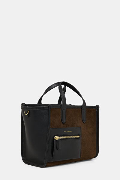 BROWN SUEDE BAG 3