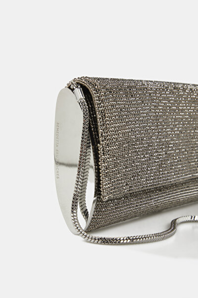 SILVER JEWELLED BAG 5