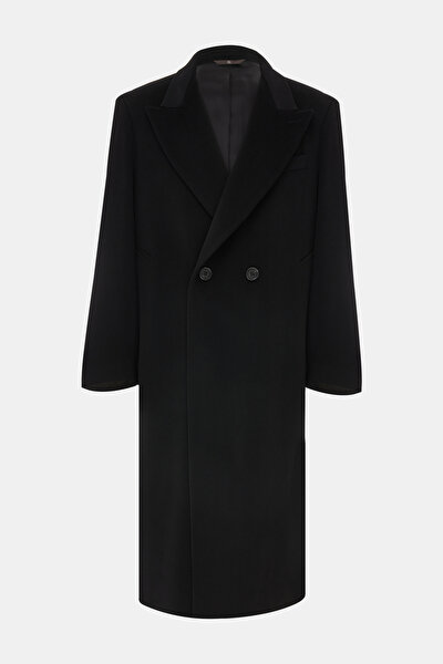 BLACK WOOL TOPCOAT 5