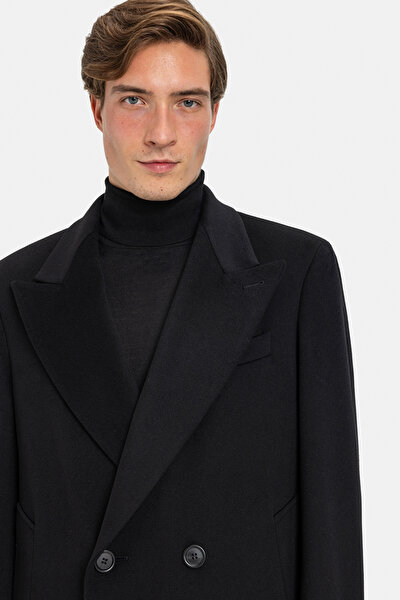 BLACK WOOL TOPCOAT 3