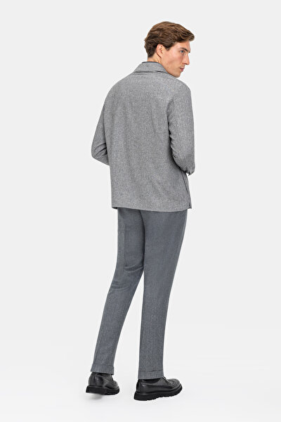 GREY CASHMERE/SILK COAT 4